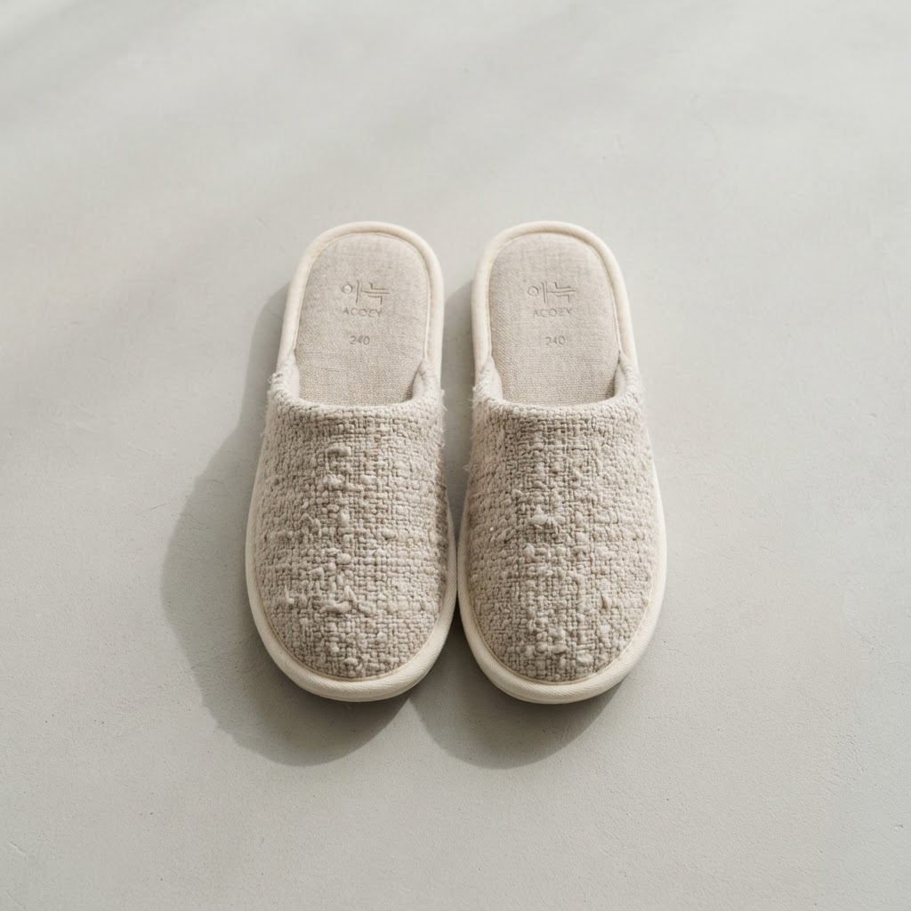 JAJU Woven Cotton Home Slippers 240